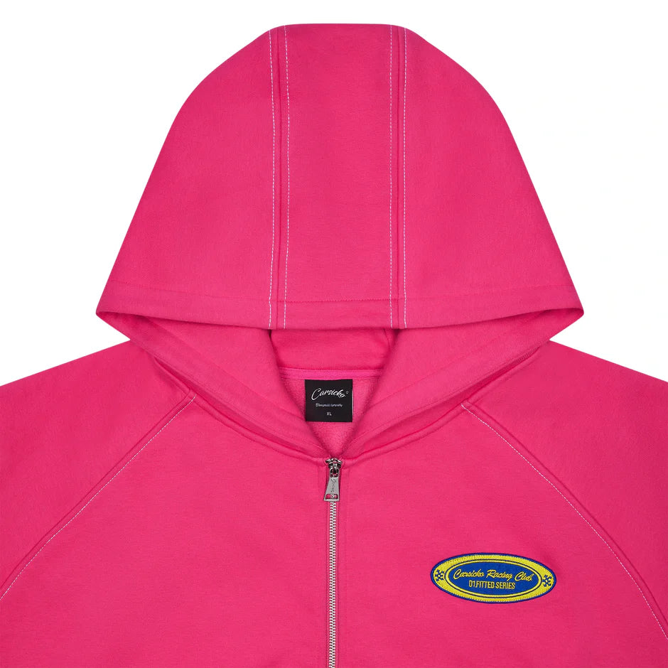 Carsicko Racing Club Pink Hoodie