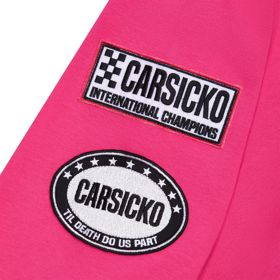 Carsicko Racing Club Pink Hoodie