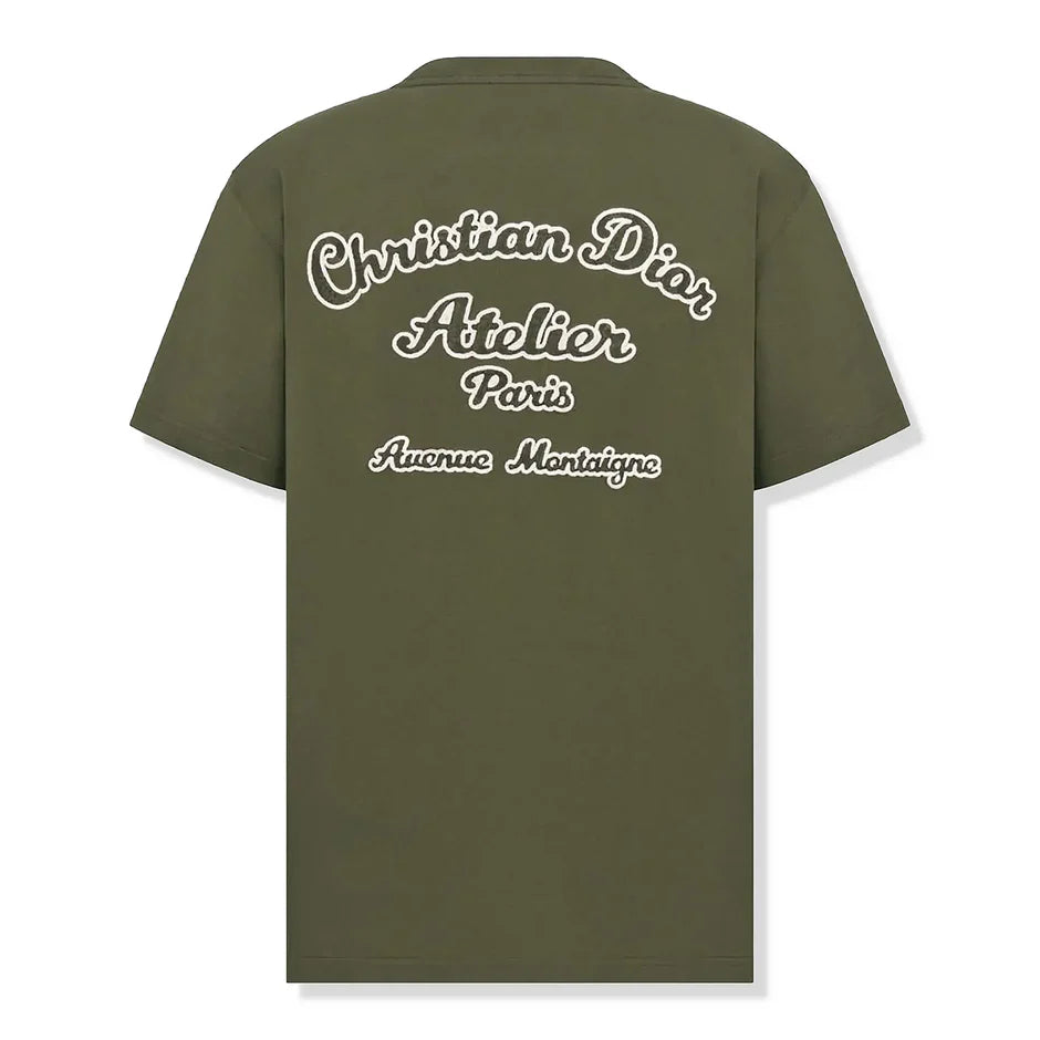 Dior 'Christian Dior Atelier' Relaxed Fit Khaki T Shirt