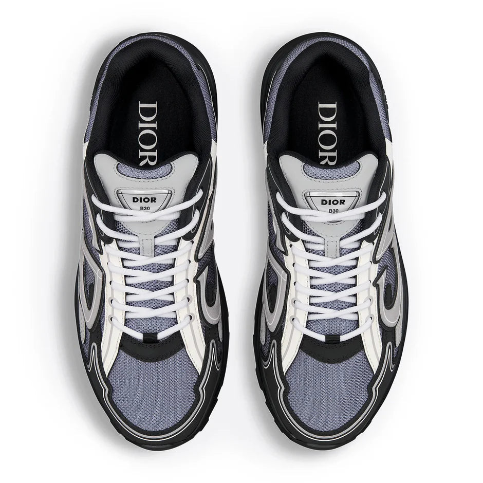 Dior B30 Mesh Blue Grey White Black Trainer