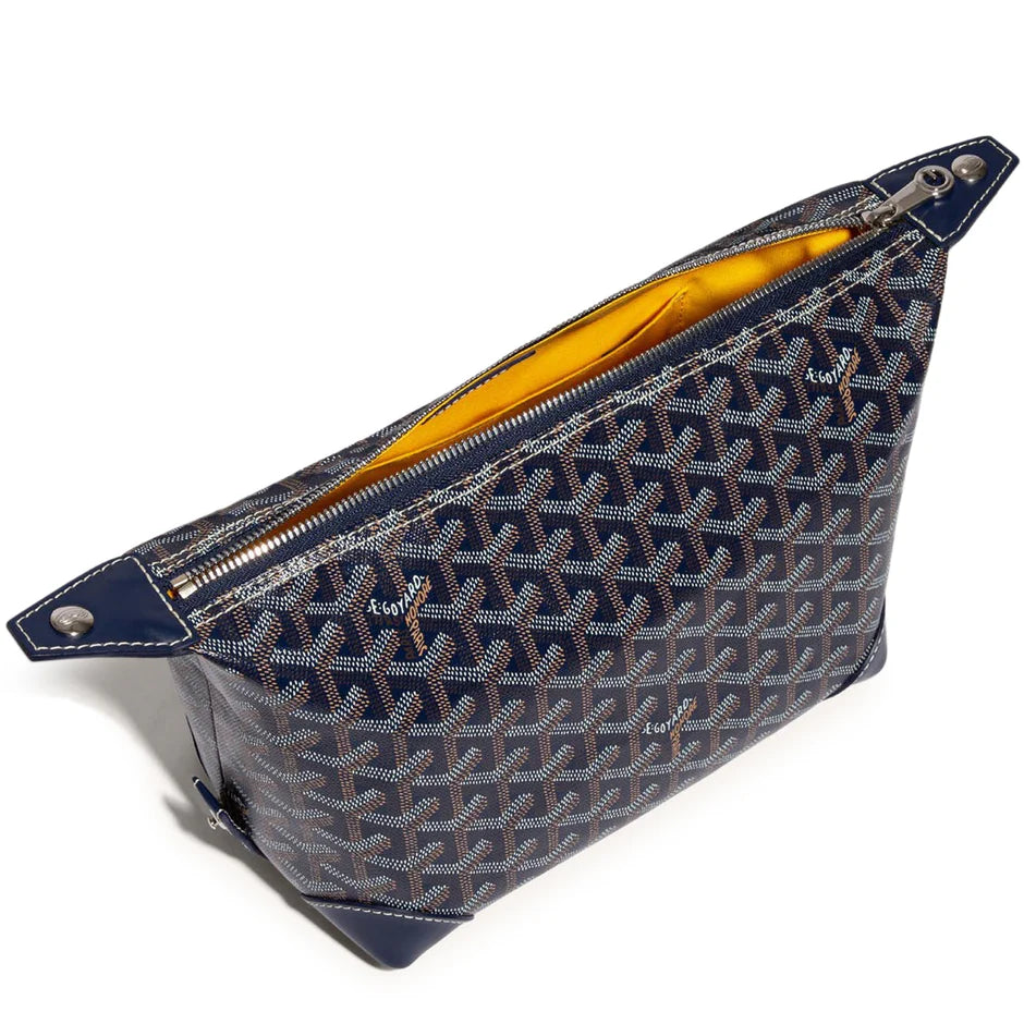 Goyard Bowling 25 Navy Toiletry Bag