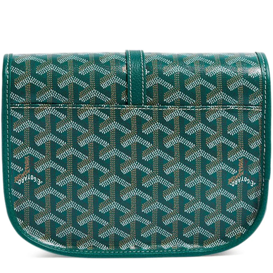 Goyard Goyardine Belvedere II Green PM Messenger Bag