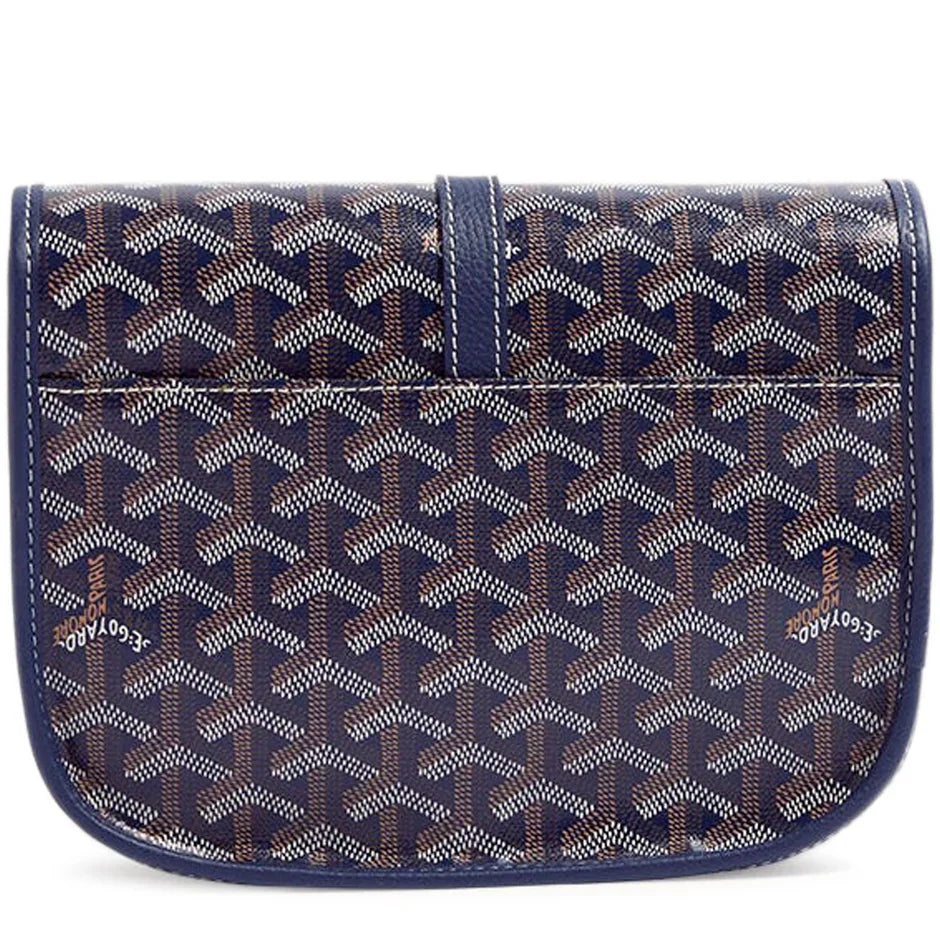 Goyard Goyardine Belvedere II Navy PM Messenger Bag