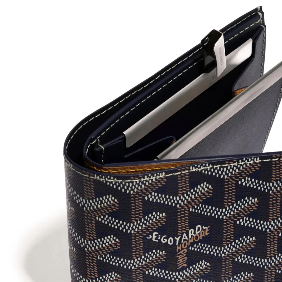 Goyard Saint-Florentin Navy Blue Wallet