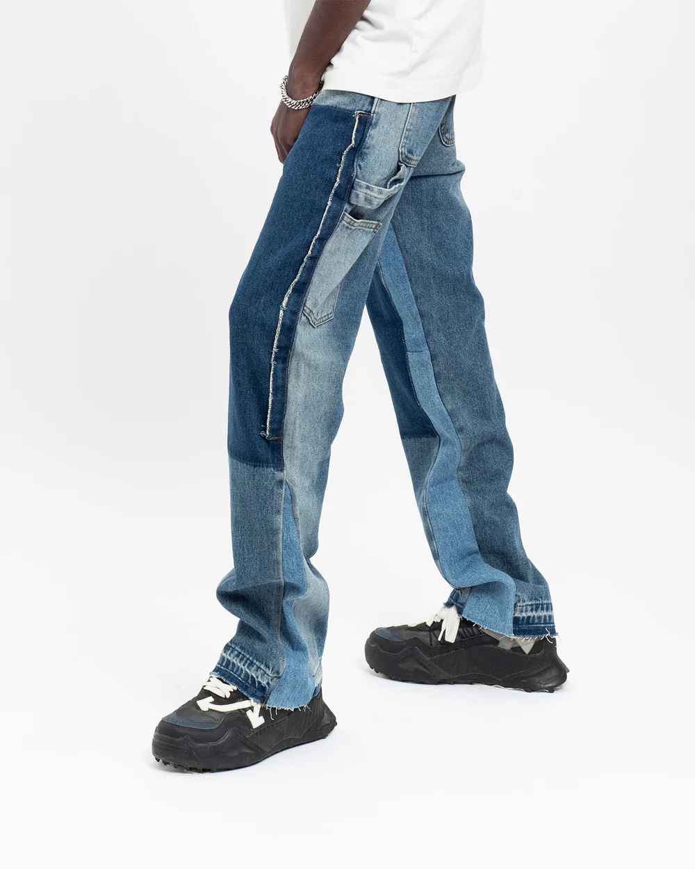 Flared "Blue double" Jeans