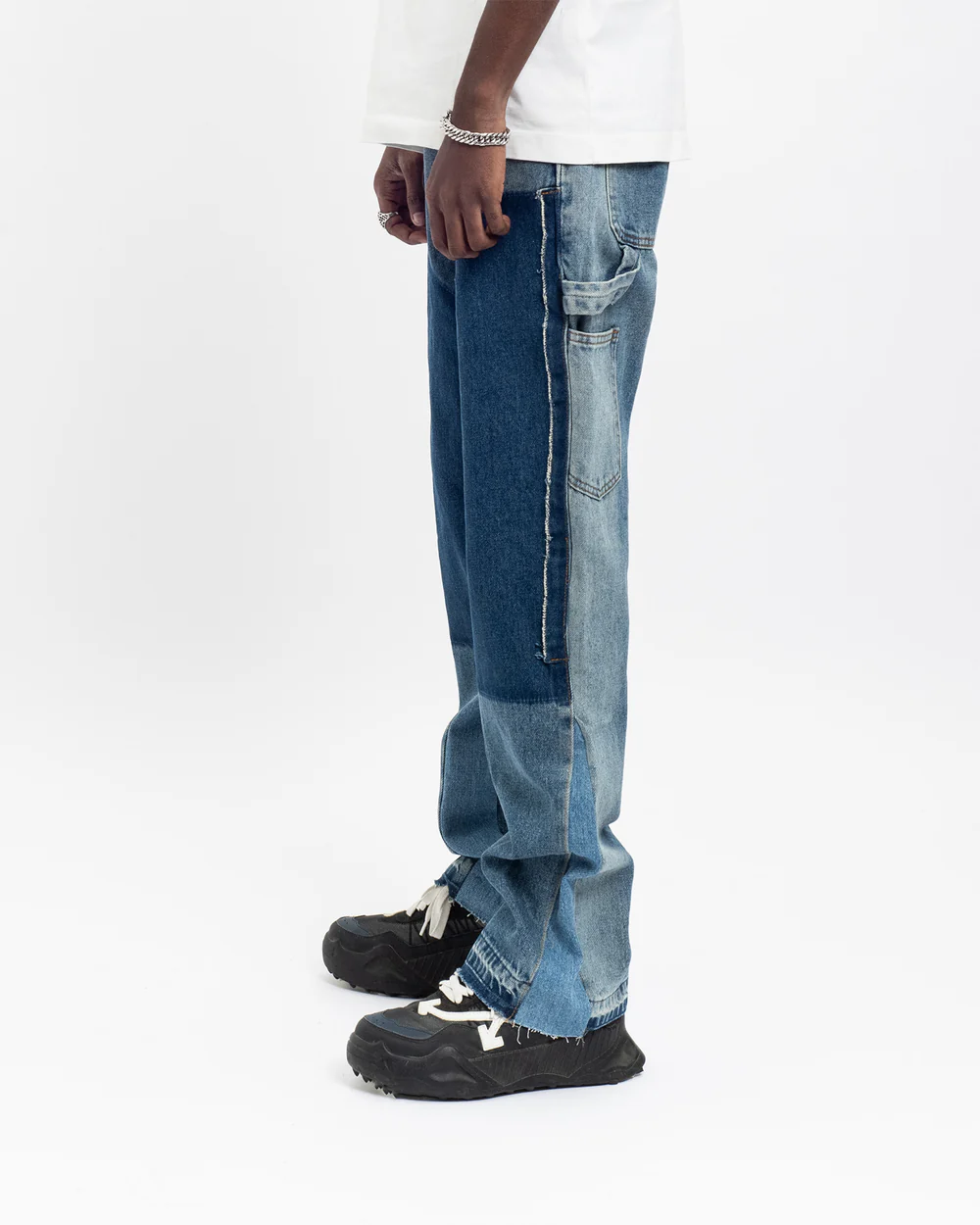 Flared "Blue double" Jeans