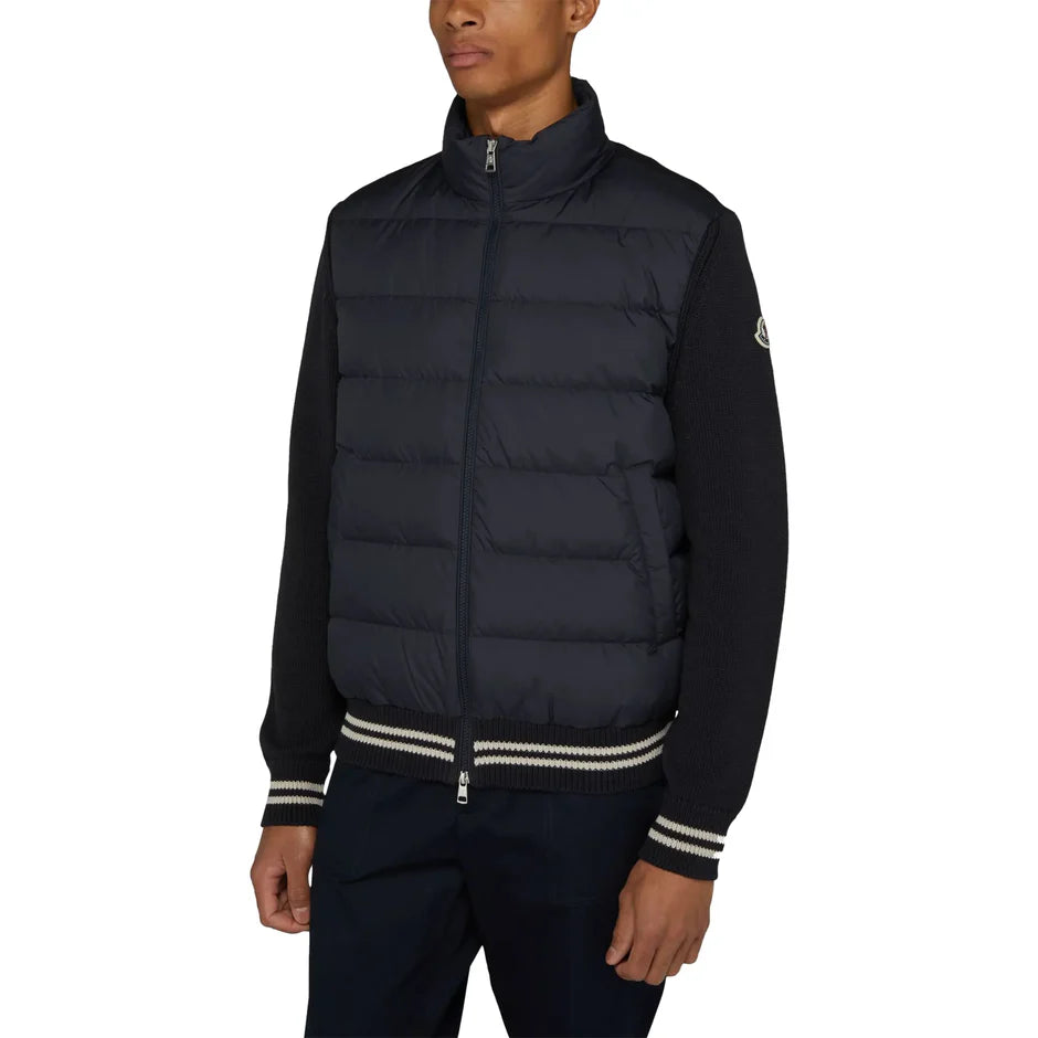 Moncler Hybrid Navy Zip Jacket