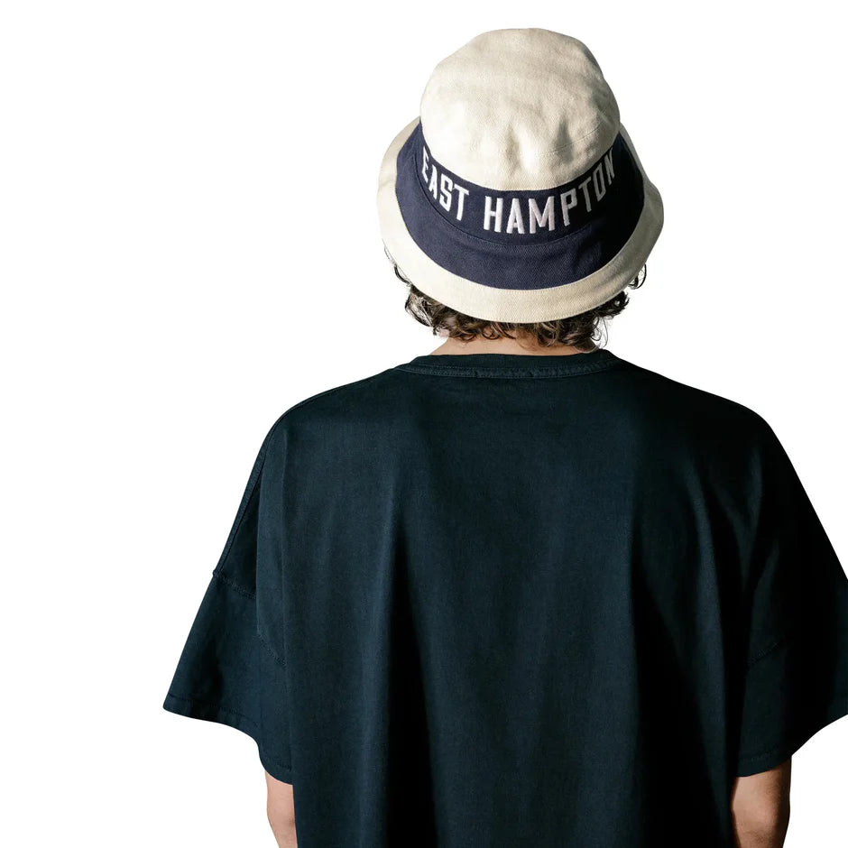 Rhude East Hampton Midnight Blue Cream Bucket Hat