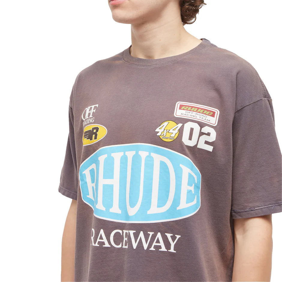 Rhude Raceway Grey T Shirt