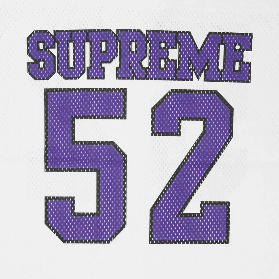 Supreme Spiderweb White Football Jersey